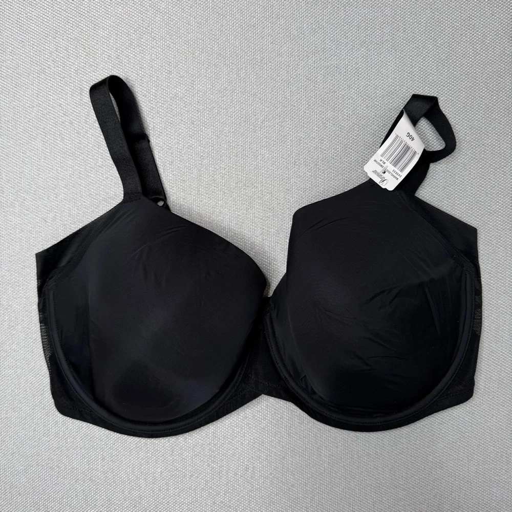 Paramour Felina Women's Black‎ Marvelous Side Smoother Bra 40G NWT